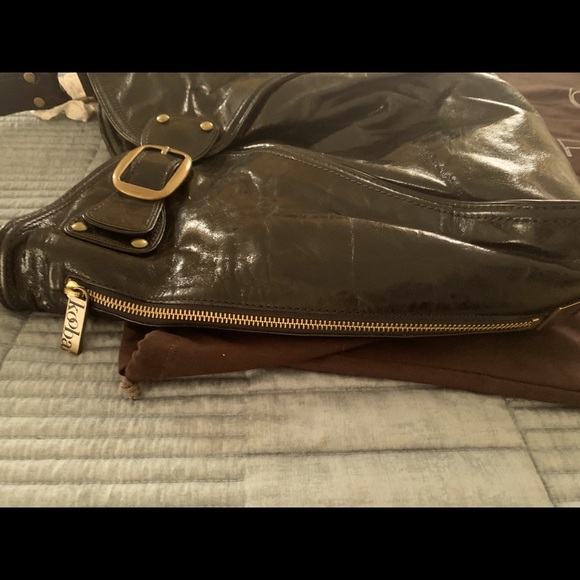 Kooba Black Shoulder Hobo Buckle Detail Vintage - Picture 6 of 6